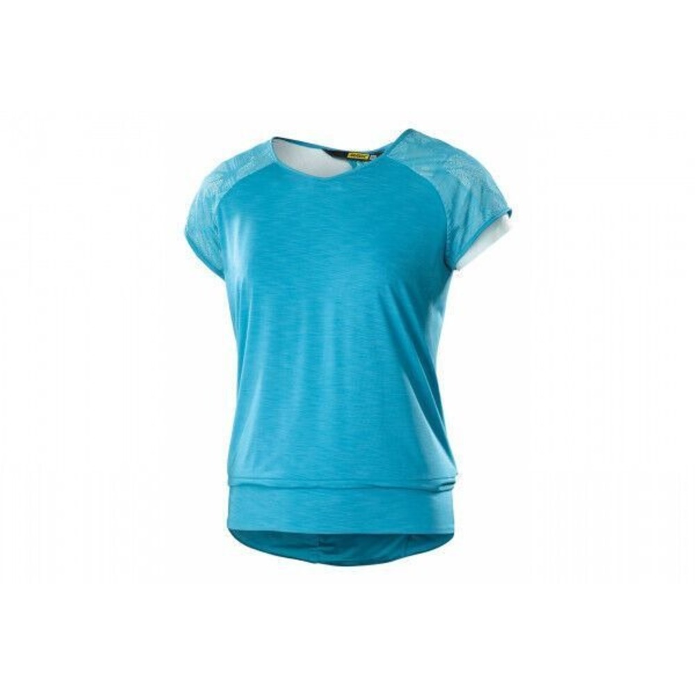 Mavic Echappee Short Sleeve Women's Medium Cycling Jersey Aruba Blue - Picture 2 of 7